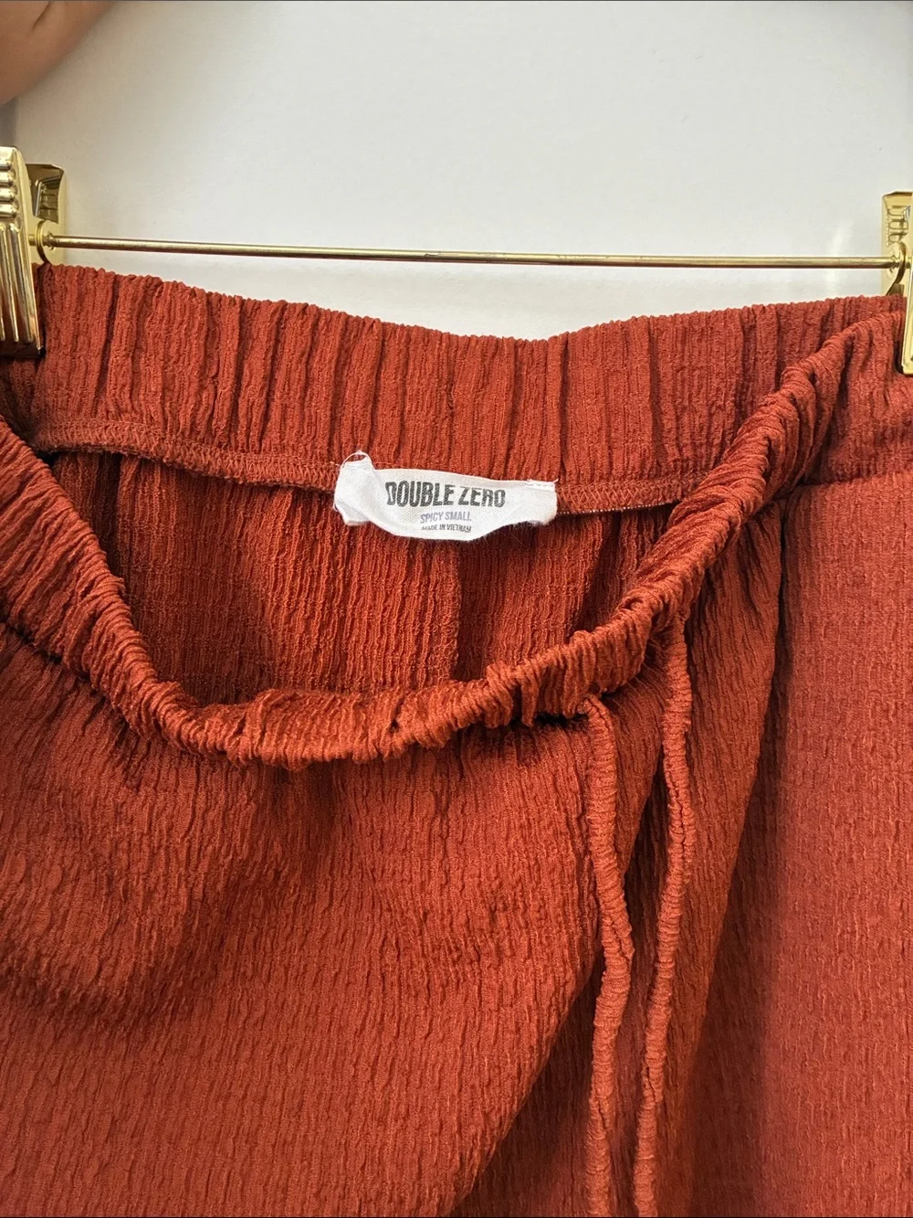 Like-New Orange Matching Short Set